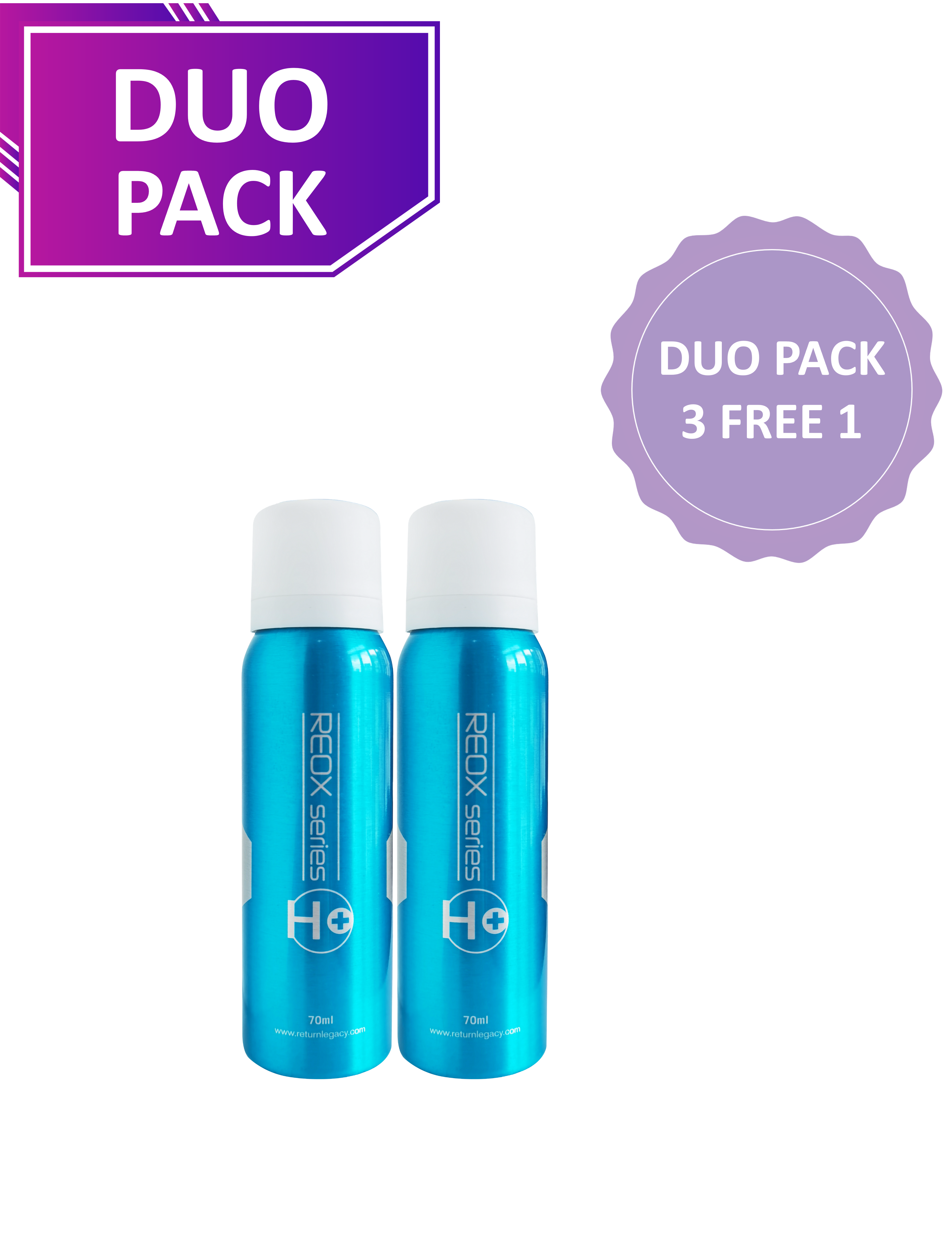 REOX SERIES H+ 70ML (3 DUO PACK FREE 1 DUO PACK)
